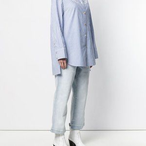 Coach Oversized Floral Embroidery Shirt